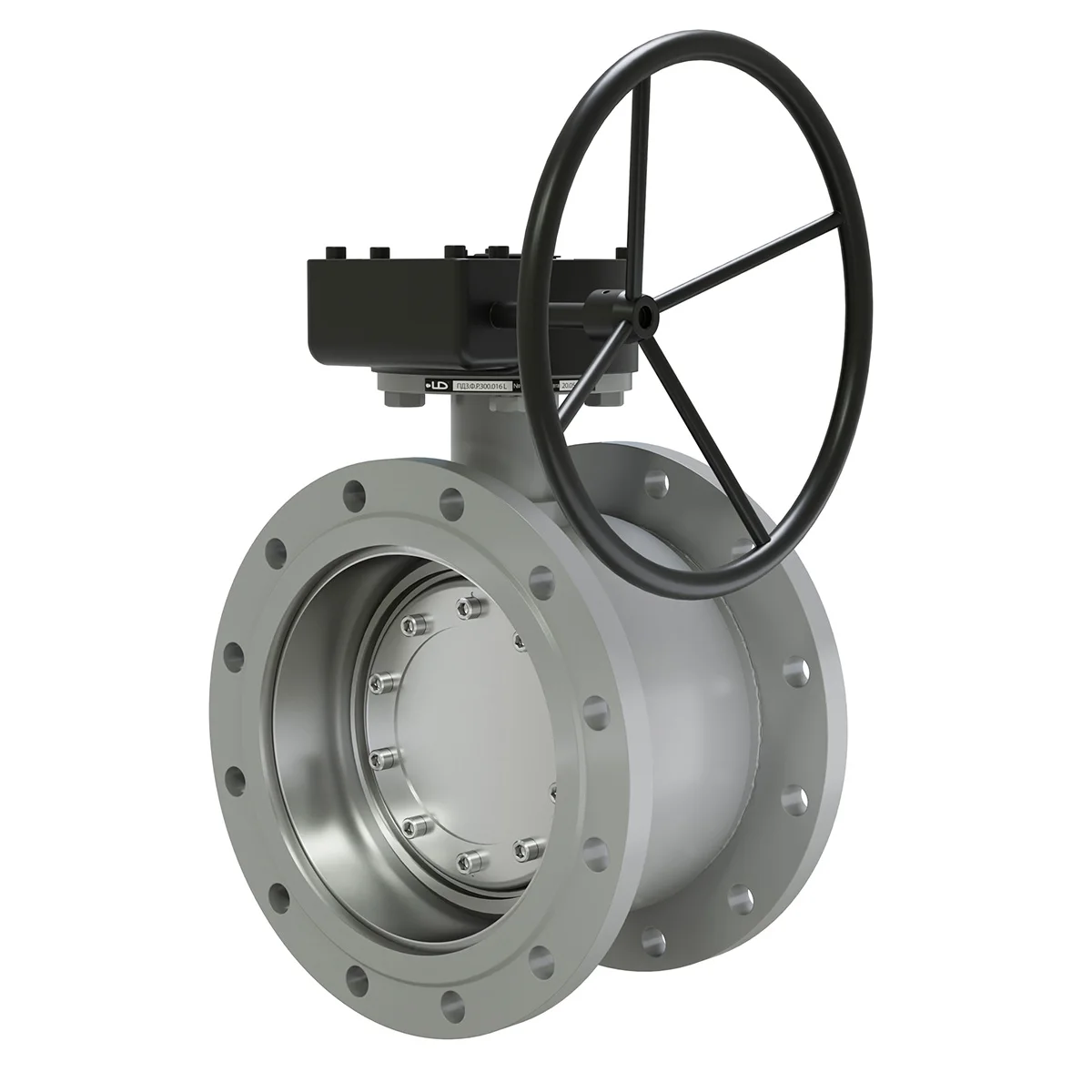LD triple eccentric butterfly valve flange/flange