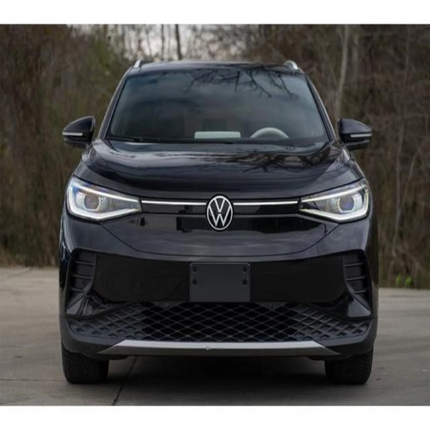 2021 Volkswagen ID.4 1-е издание б/у FWD автоматическая коробка передач темные кожаные сиденья задняя камера R17 металлическая левая электрическая Byd турбо
