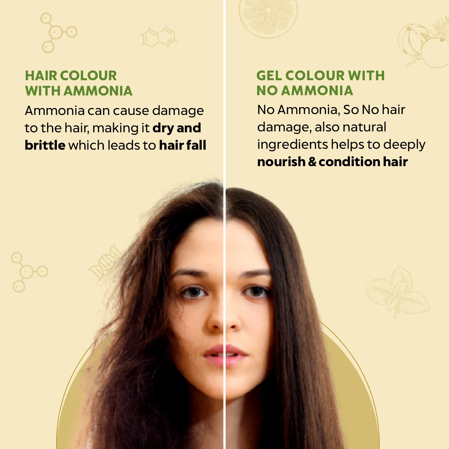 Indus Valley Gel Hair Color Semi Permanent PPD Free No Ammonia Hair Color Dye Kit No Peroxide Hair Color Dye Ecocert