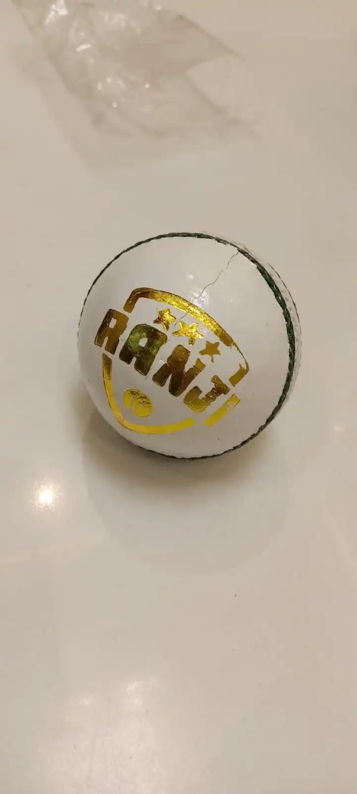 Best Quality white Leather Ball 50 over for Indoor And Outdoor Practice Cricket Ball  Qsico