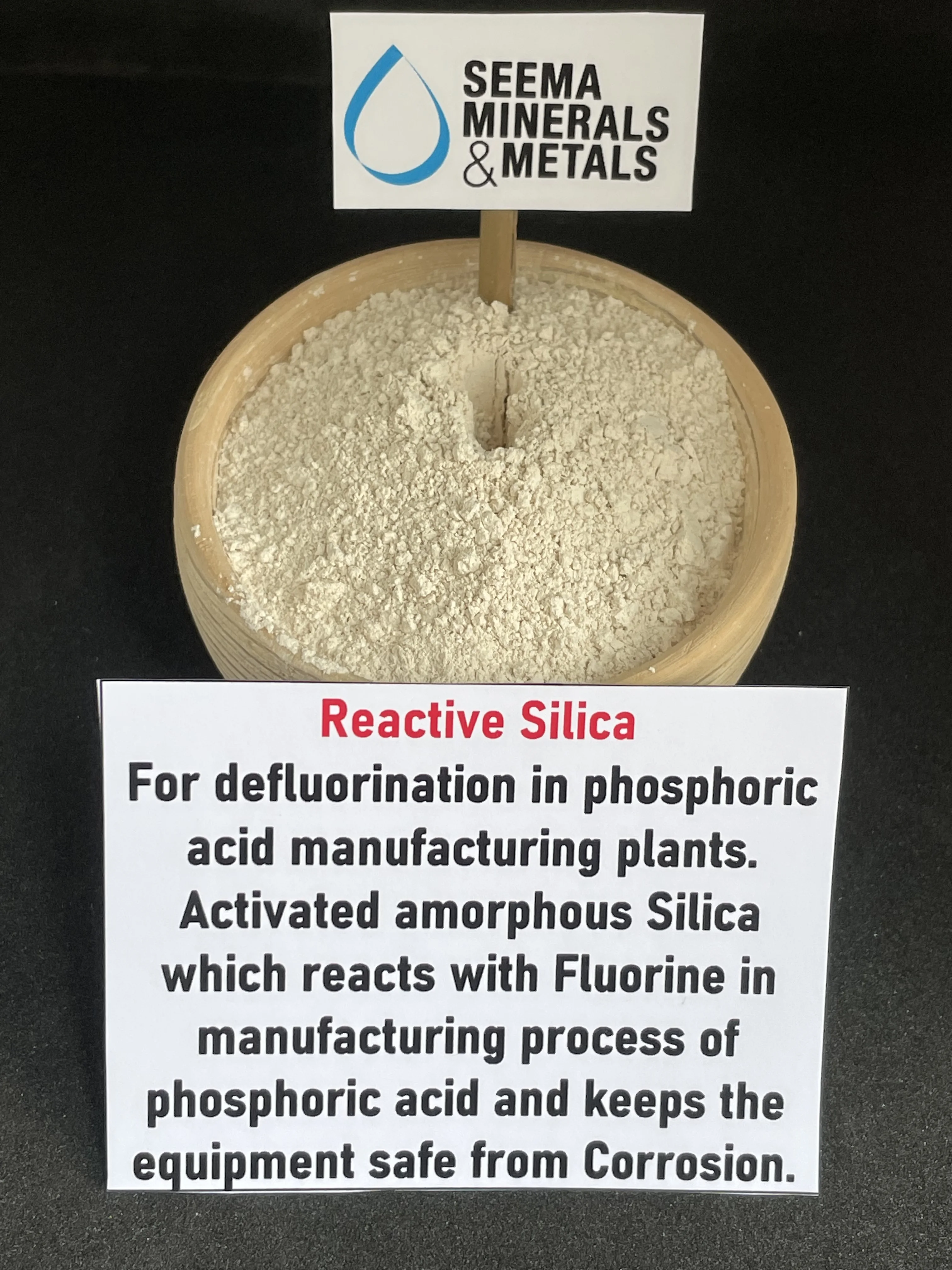 Best Quality Reactive Silica to Control Fluorine in Phosphoric Acid Manufacturing