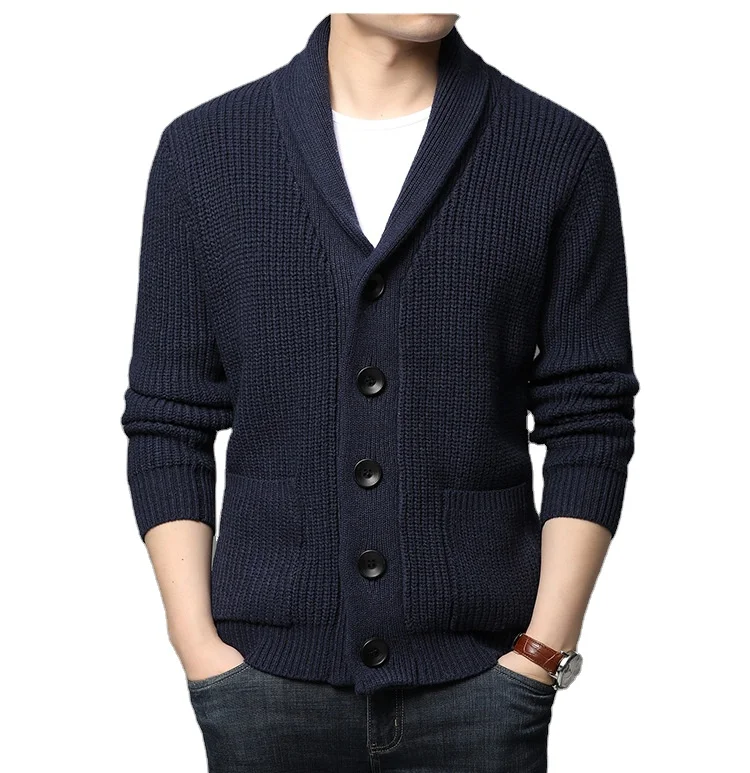 High Quality sweater men knit cardigan jacquard sweater very good knit mohair best usa sweater men 2022