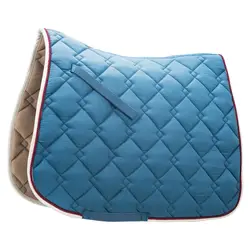 All Purpose Foam Filling Quilted English Horse Saddle Pad 2022 with ear net bonnets For Horse Riding
