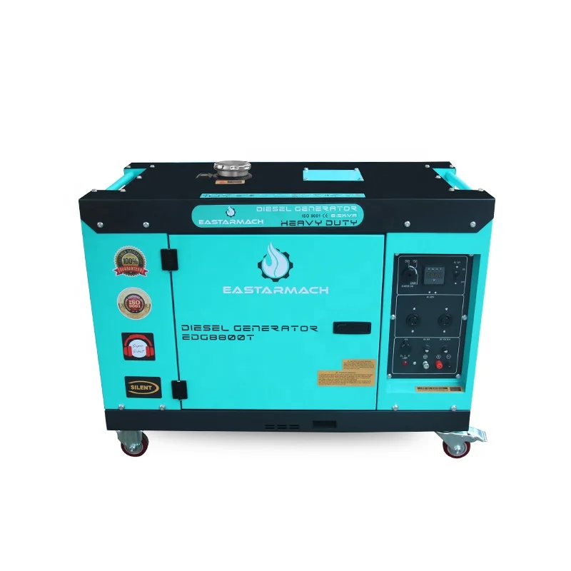 Diesel Generator H0NDA Engine Sincro Alternator Low-Hour Usage and Well-Maintained Generators in Stock