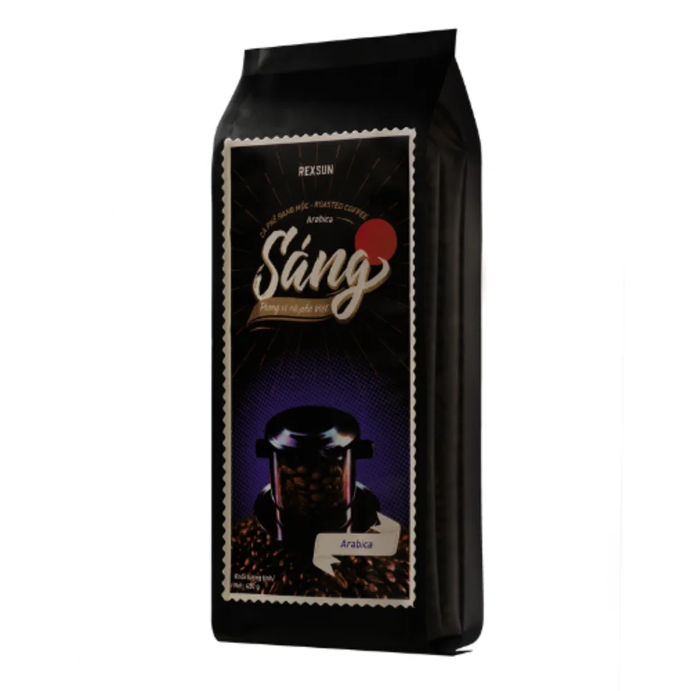 100% ARABICA Coffee beans Roasted at Medium Dark level, best price coffee beans for export from Vietnam Supplier Rexsun Brand