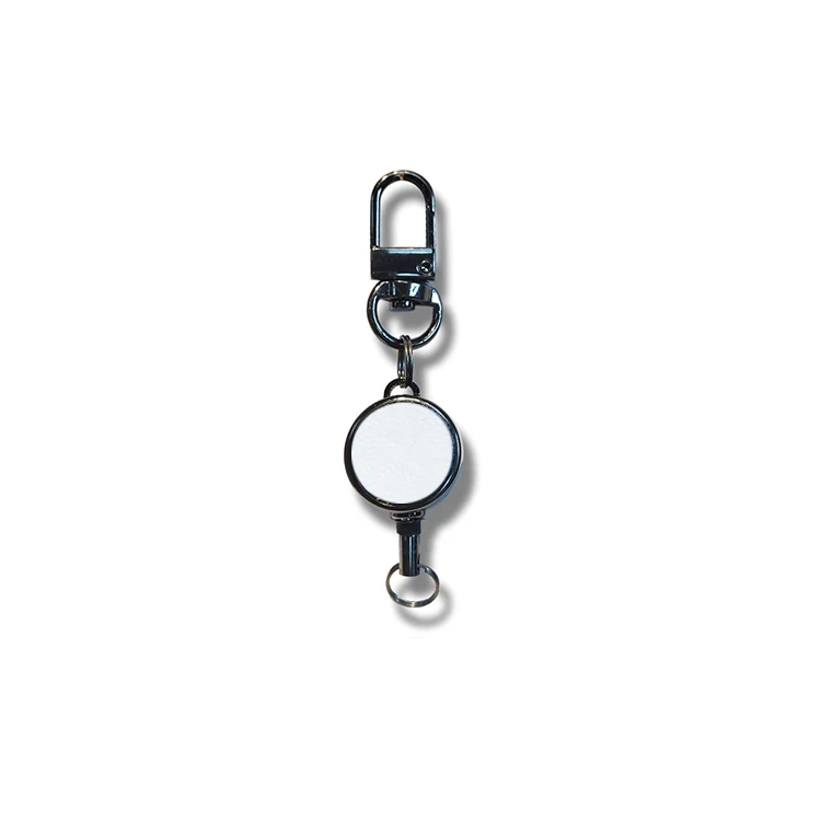 Premium Custom PVC Retractable ID Badges Design Premium Metal Pull Reel