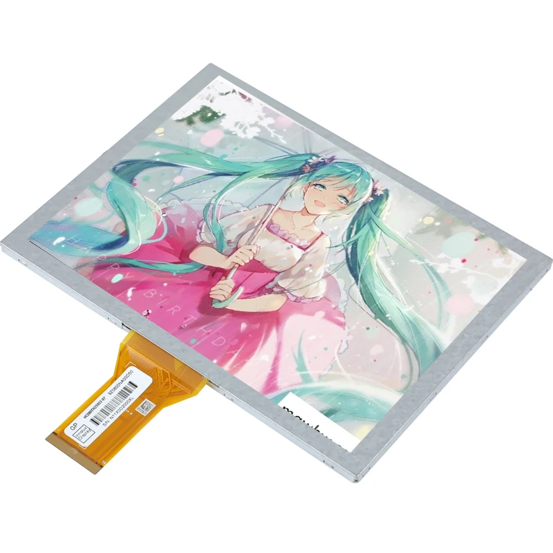 8Inch 4:3 Tft Lcd Panel Module 800*600 50pin RGB Screen