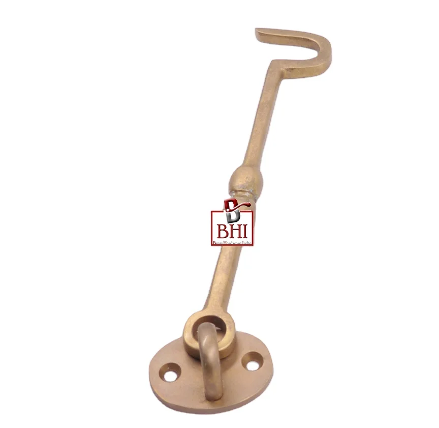 Hot Selling Furniture Hardware Antique Brass Cabin Mount Hanger Hook Zinc Alloy Hat Coat Clothes Hooks