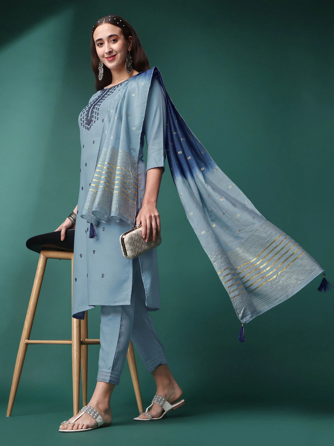 Индийский Rayon Kurti для женщин низкая цена этническая одежда оптовая продажа Женский этнический индийский Kurta Dupatta набор от экспорта