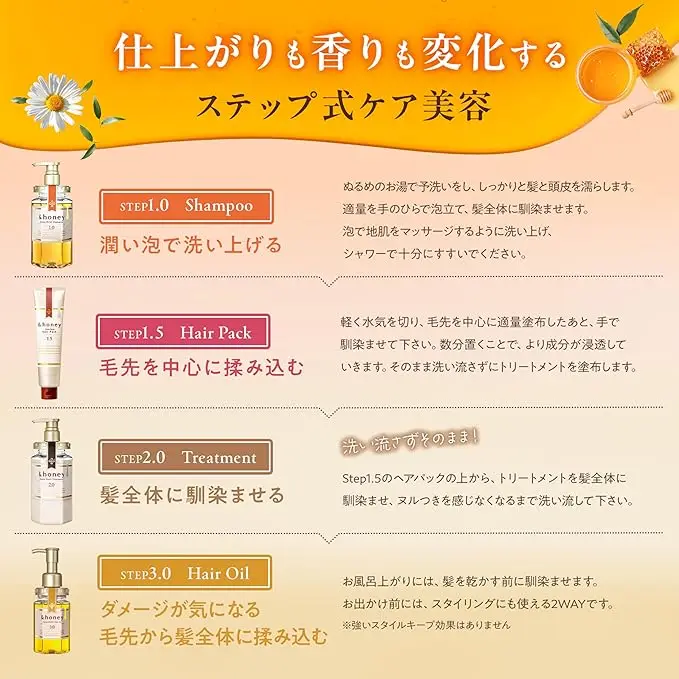 &honey Color Control Repair Shampoo 1.0 440mL Hair Care Oil &honey Color Control Shampoo Wholesale Japan Bulk Price Japan