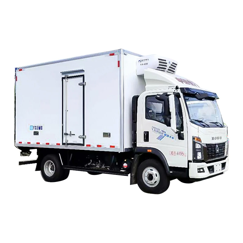 Factory hot sale 7 tons light refrigerated truck HOWO refrigerator truck for sale