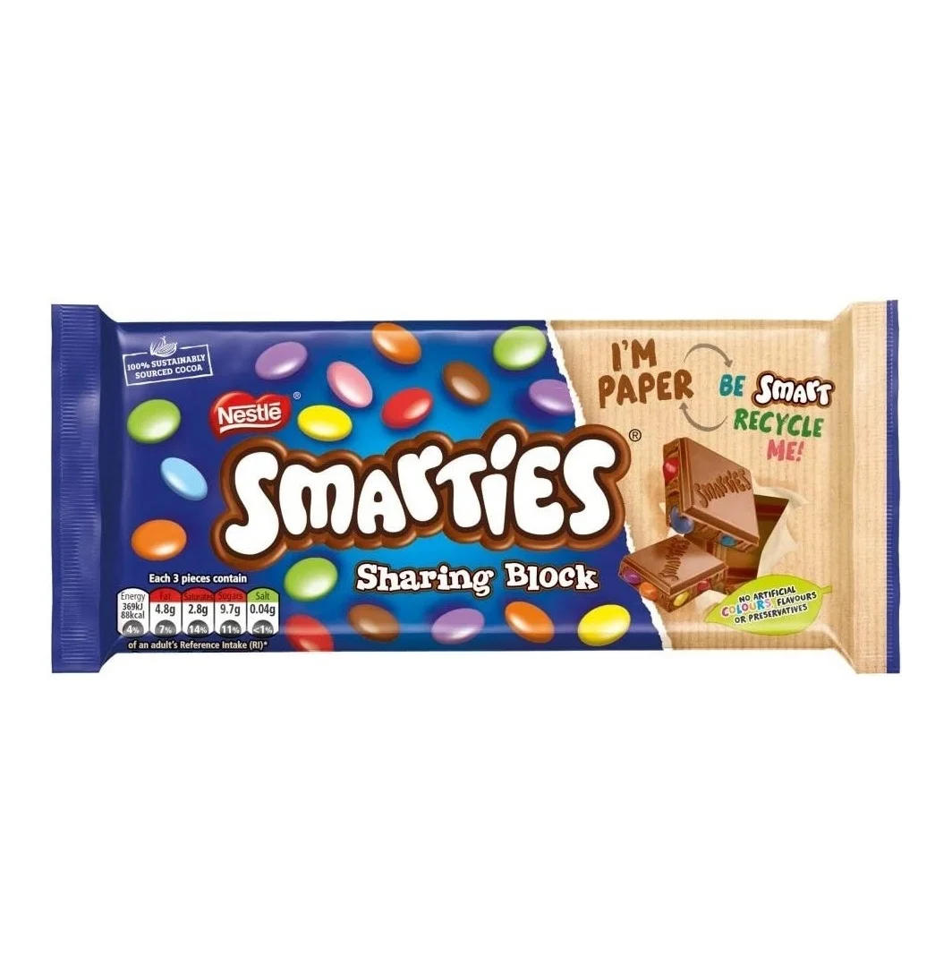 Nestle Smartiess молочный шоколад оптовая торговля