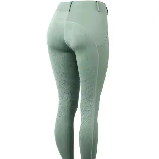 Super Soft Horse Riding Sports Equestrian Women Full Seat Anti Slip Breeches Horseback Riding Tights With Loops