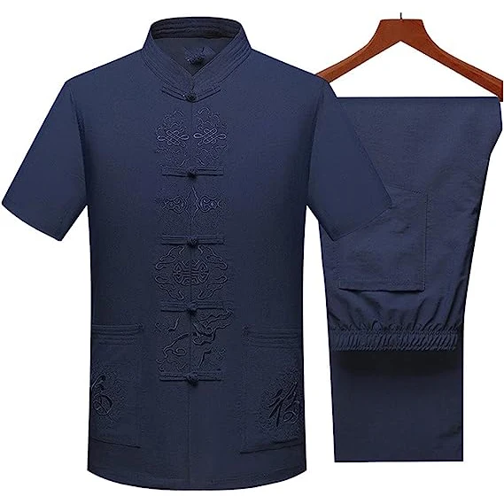 New Stylish Top Trendy Unisex Martial Arts Wear Equipment Solid Color Cotton Classic Comfortable Oversized Kung Fu Uniforms