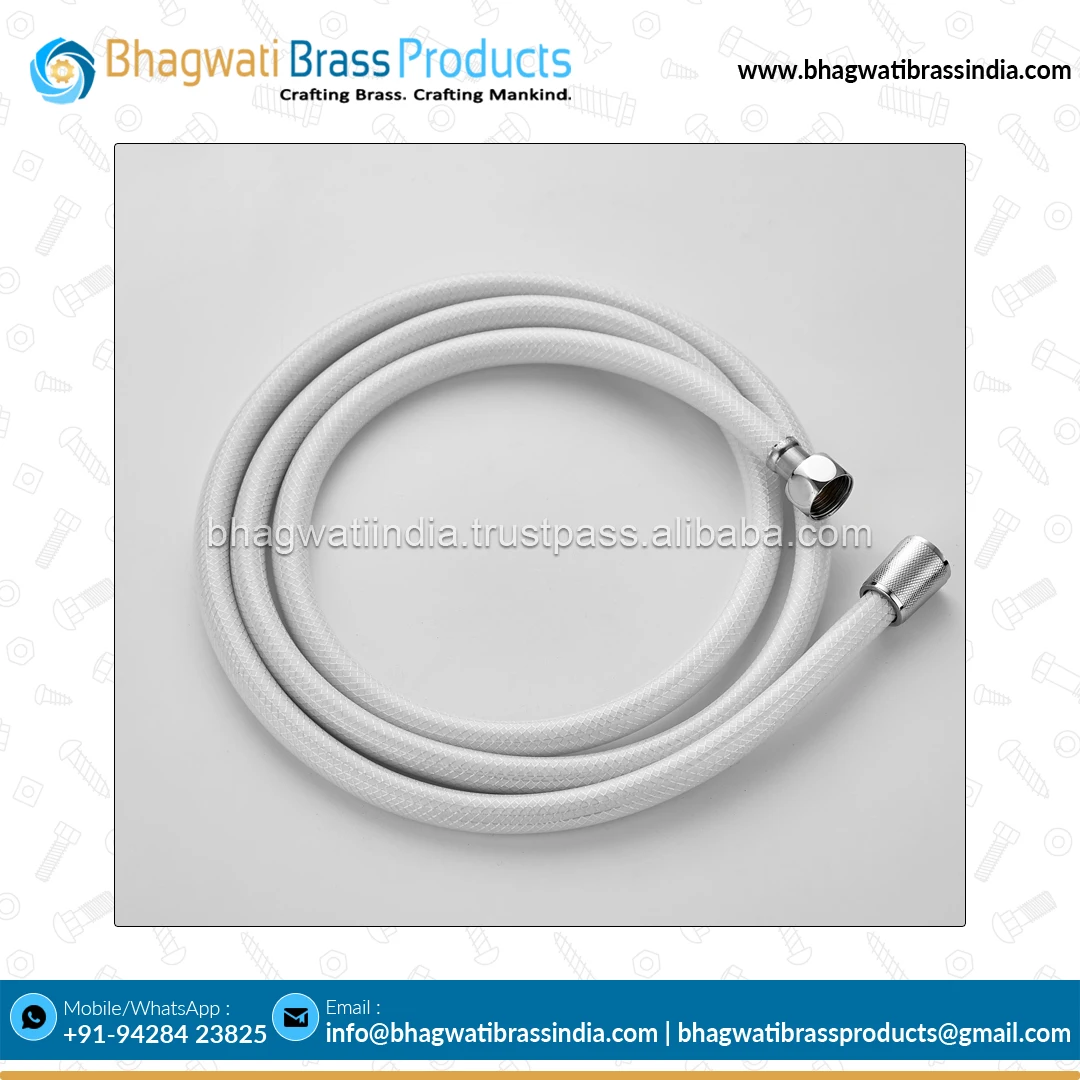 Manufacturer of Custom Size Bathroom & Kitchen Accessories Shower Hose Plumbing Hoses with 5 Years Warranty
