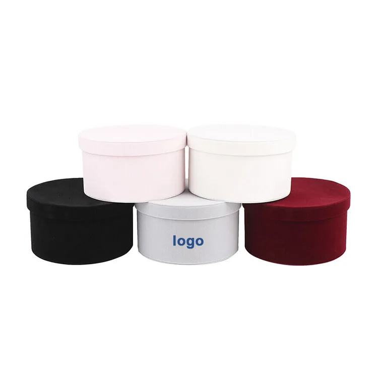 Biodegradable Flower Tube Packaging Cardboard Customized Colorful Round Gift Box Logo Printed Cylinder Paper Box