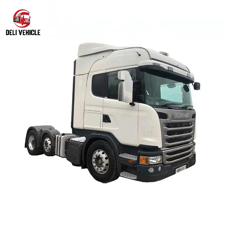 Second hand  6x2 360HP Truck for SCANIA  P124  Used Trailer Truck