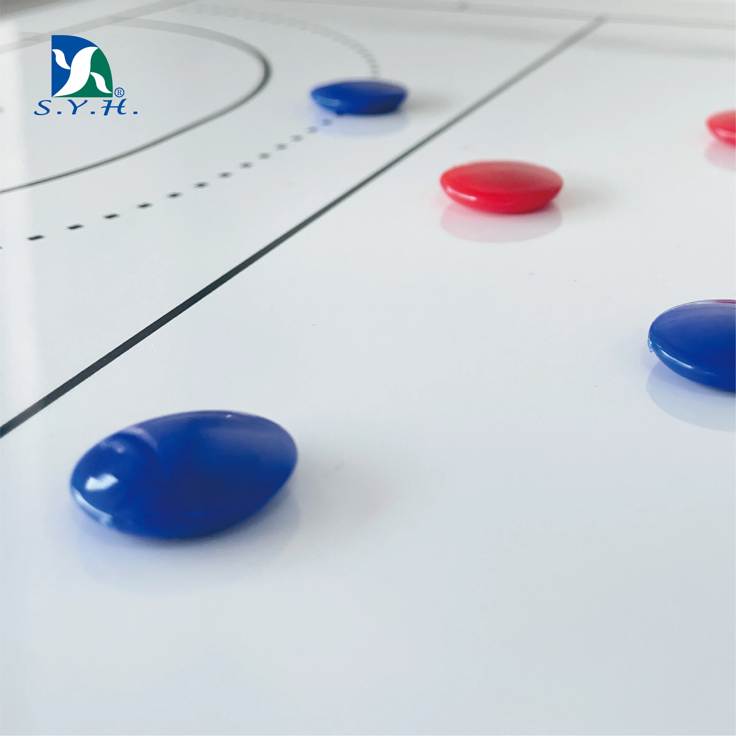 Прочная тренировочная доска для хоккея с шайбой магнитная тактическая