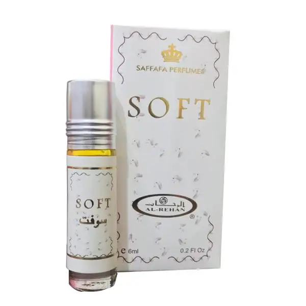 Oil Perfume SOFT fragrance by AL REHAB 6 ML 100% Oil Unisex Dubai Arabic perfumes Alcohol-free