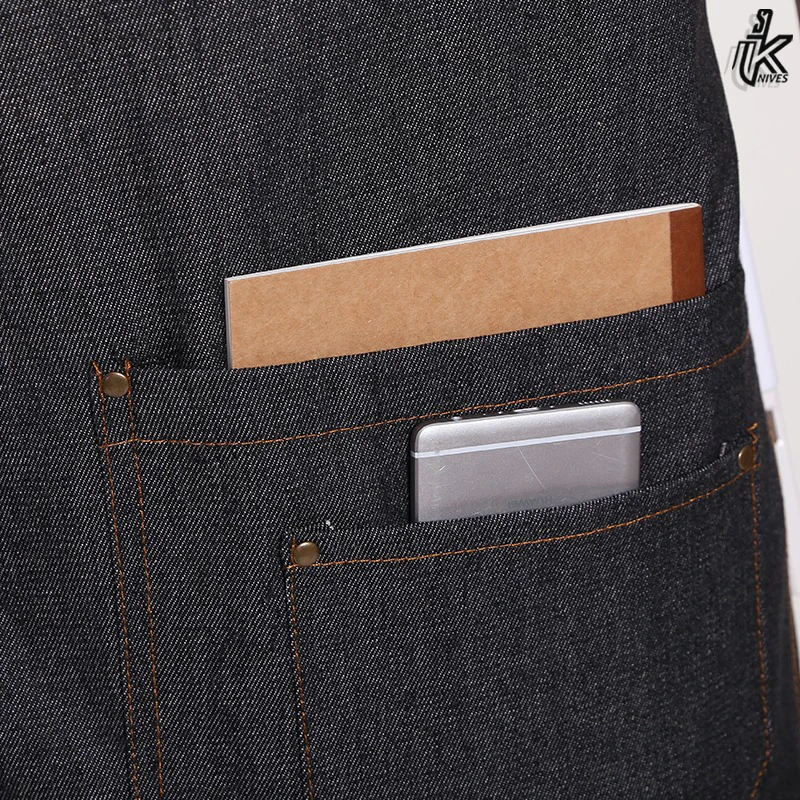 Оригинальный фартук шеф-повара высокого качества кухонный фартуки из 100% хлопка для работы