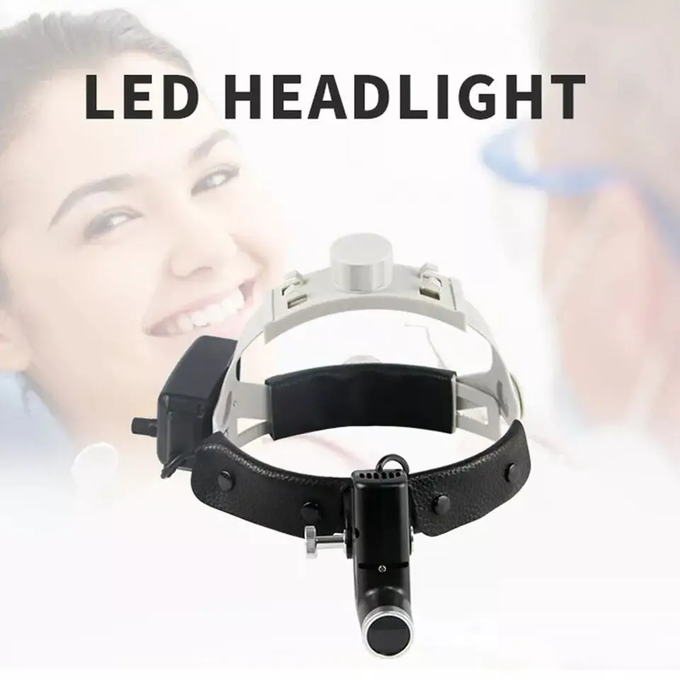 ENT SURGICAL WIRELESS DENTAL HEADLIGHT 10W LED LIGHT PORTABLE 10W WITH CARRY BAG..