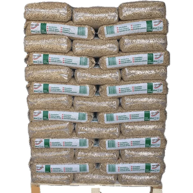Best Price 6mm 8mm europe A1 EN Plus Wood Pellets Pellet Wholesale Biomass 15kg Bags Wood Pellet Heating Fuel