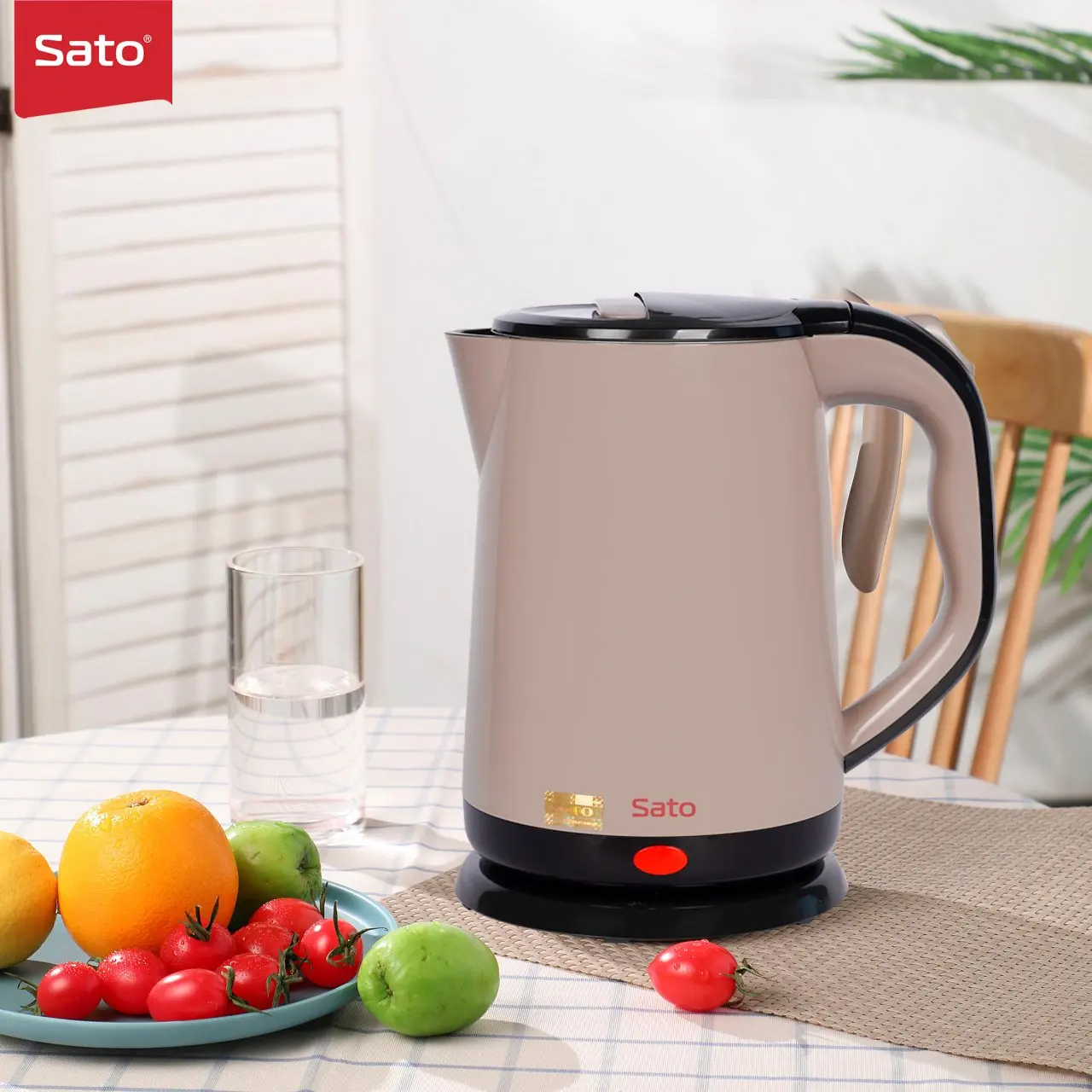 Manufacturer OEM/ODM Electric Kettles 17ST52 plastic with Japan technology home appliance stock ready to ship