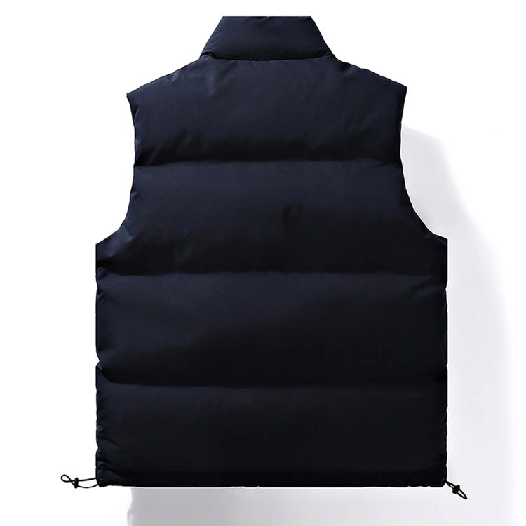 OEM Wholesale breathable Sleeveless Winter Outerwear Down Jackets Light Weight Men Quilted quick dry  Puffer Vest jacket for men