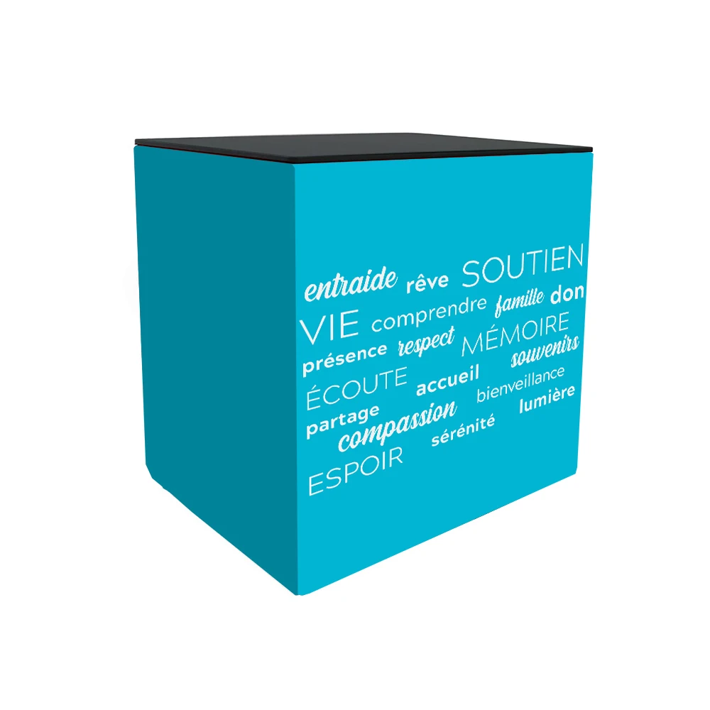 Lightweight Custom Print Pop Up Plastic Counter Exhibition Event Promotion Tension Fabric Trade Show Pop Up Plastic Table