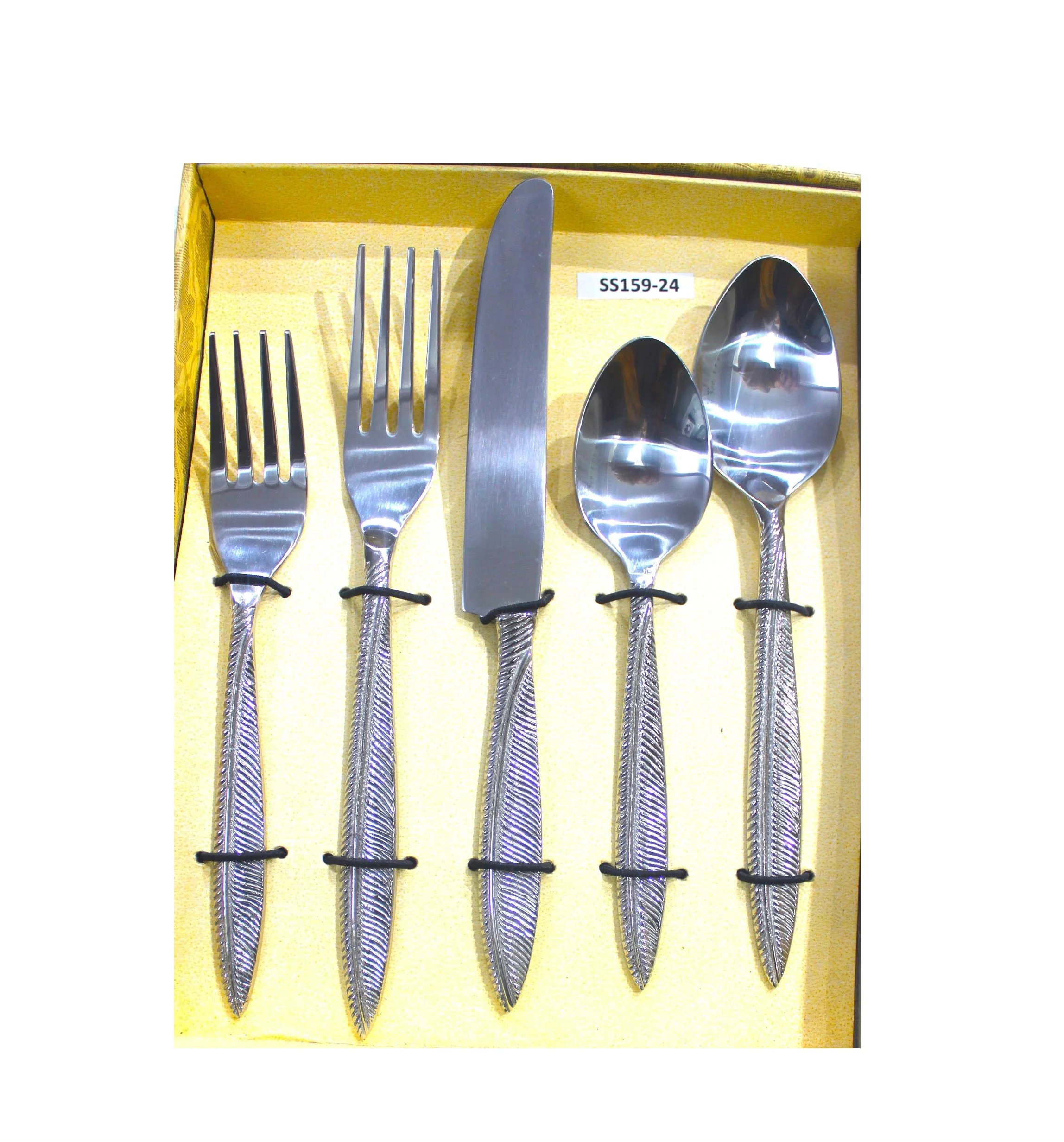 Metal Stainless Steel Cutlery Set With New Customize Design Handmade Metal Flatware Sets In Lowest Price