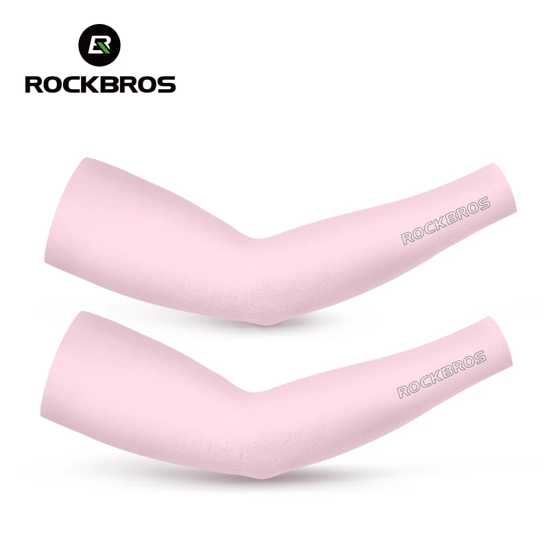ROCKBROS летние спортивные нарукавники с индивидуальным принтом анти-УФ UPF50 + велосипедные уличные баскетбольные для защиты от солнца