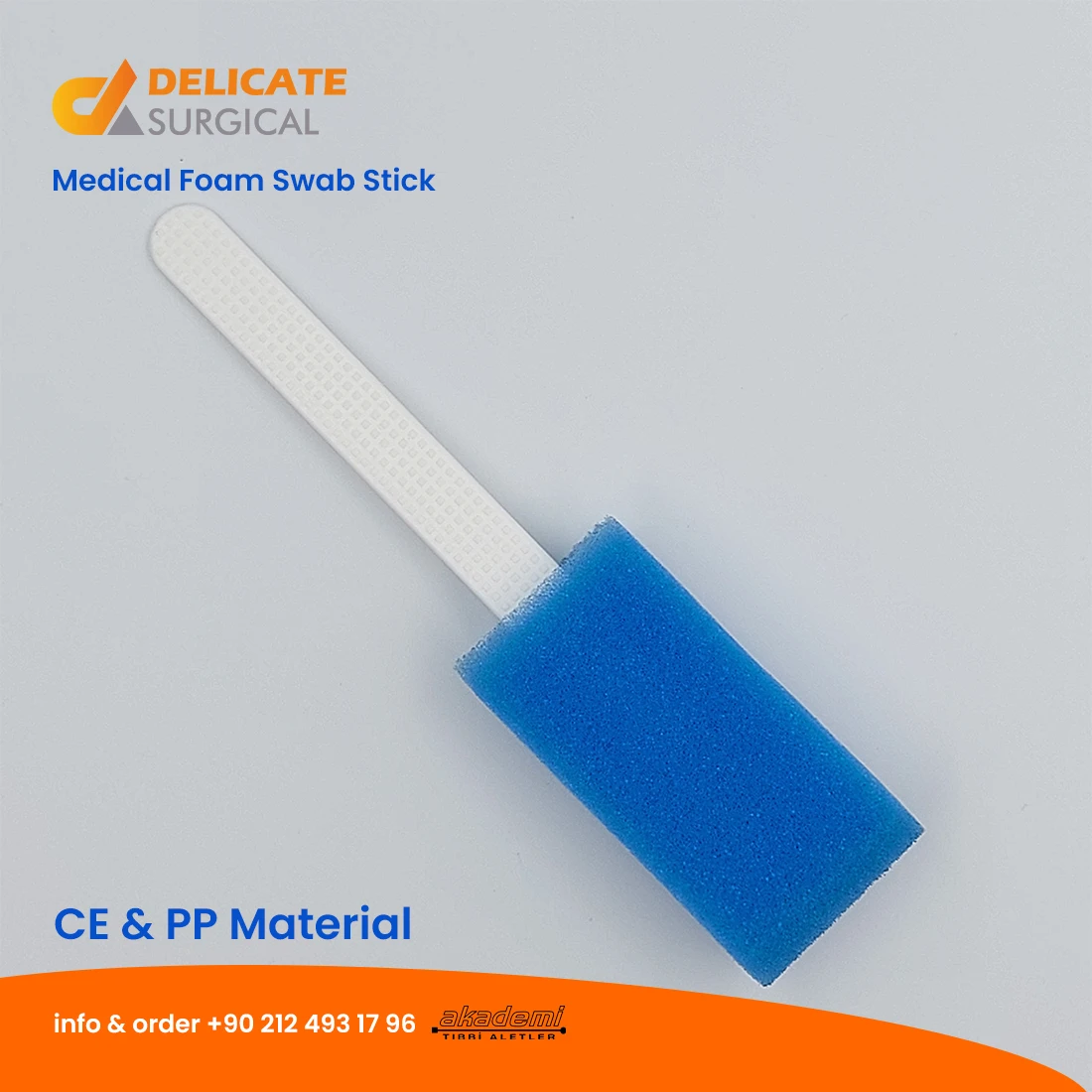 Medical Foam Swab Stick Disposable Medical Patient Mouth Cleaning Sponge Stick Foam Oral Swab