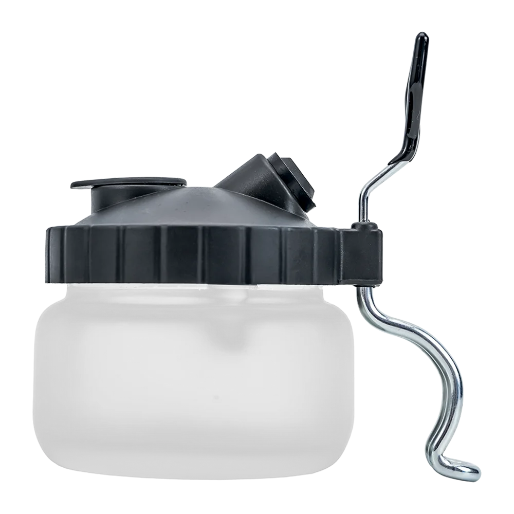 High Quality Manufacture Strong Glass Airbrush Washing Cleaner with air Filter Mat
