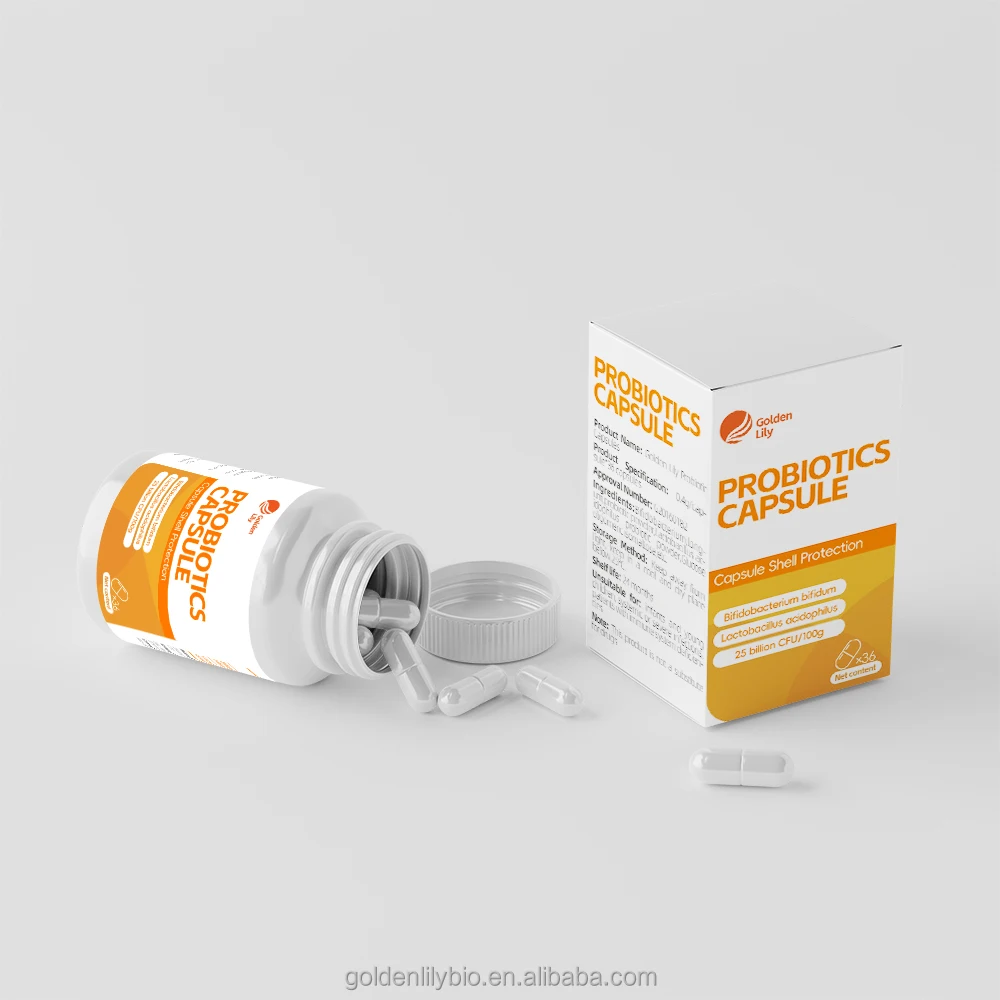 OEM/ODM Organic Probiotics 50 Billion CFU Prebiotics Probiotic Capsules Gut Health Supplement and Immune Support Probiotics