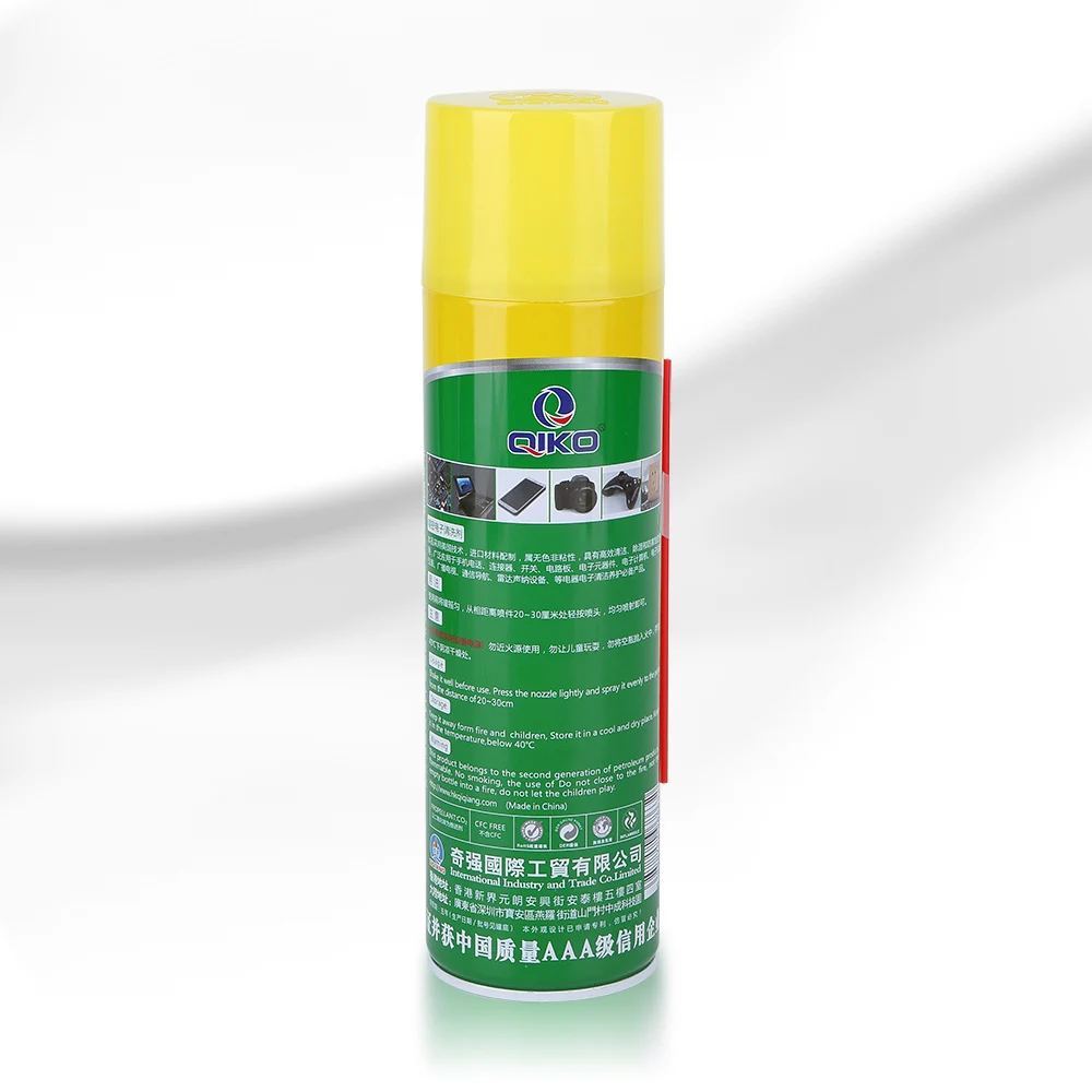 Quick Dry Electronic Cleaner Plastic Safe Electronics Aerosol Cleaner, Suitable for Sensitive Electronic Equipment
