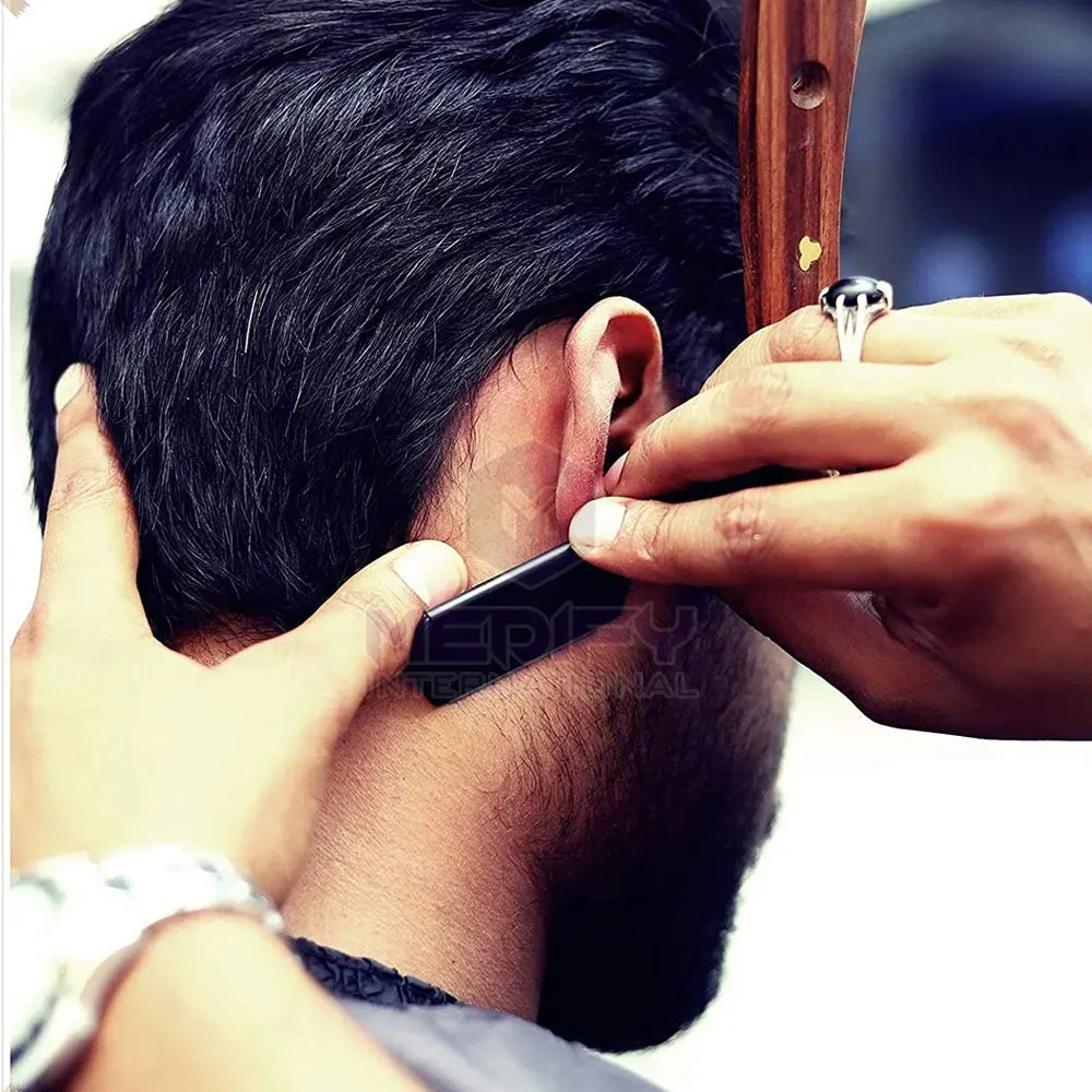 High Quality New Men Shaving Straight Razor Manual Barber Razors Stainless Steel Razor Blade Holder