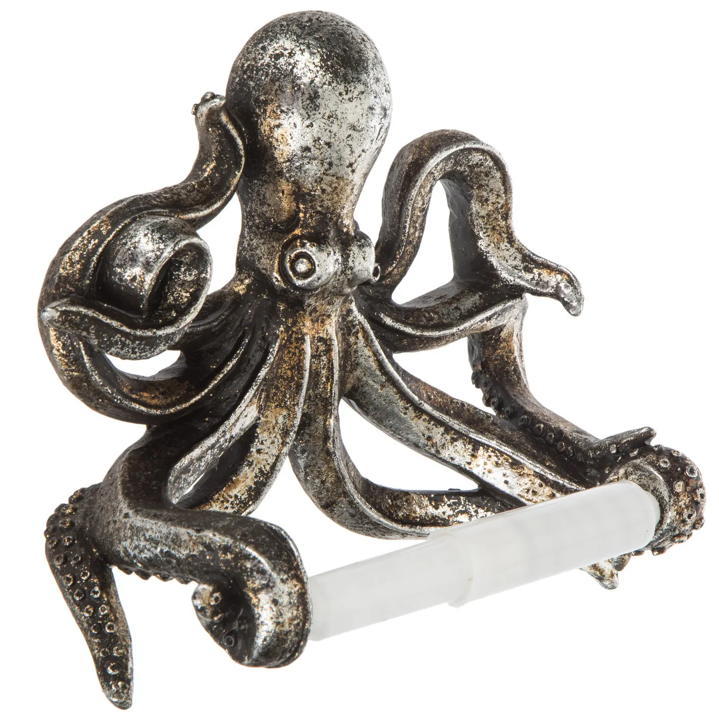 2024 Hot Selling Product Fresh Arrival Metal Octopus Design Customized color Kitchen Bathroom Accessories Tissue Toilet Roll