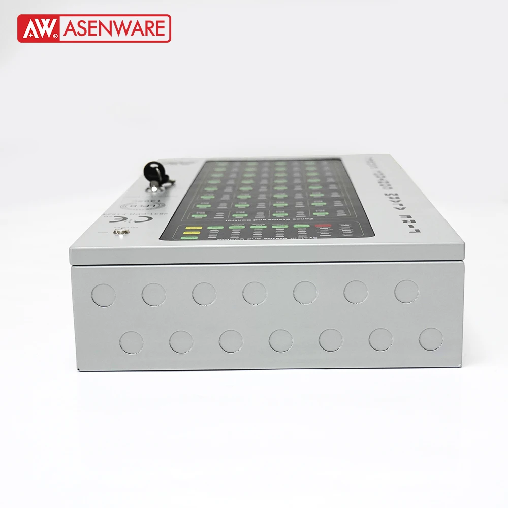 ASENWARE LPCB Certificate 16 Zones Conventional Fire Alarm System Control White color Panel