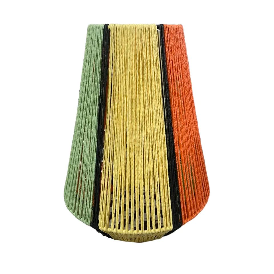 Hot Seller Best Price Pendant Lamp Shade Ceiling Light Shade Paper Rope Rattan Lampshade for Cafe OEM Design Customized From HNH
