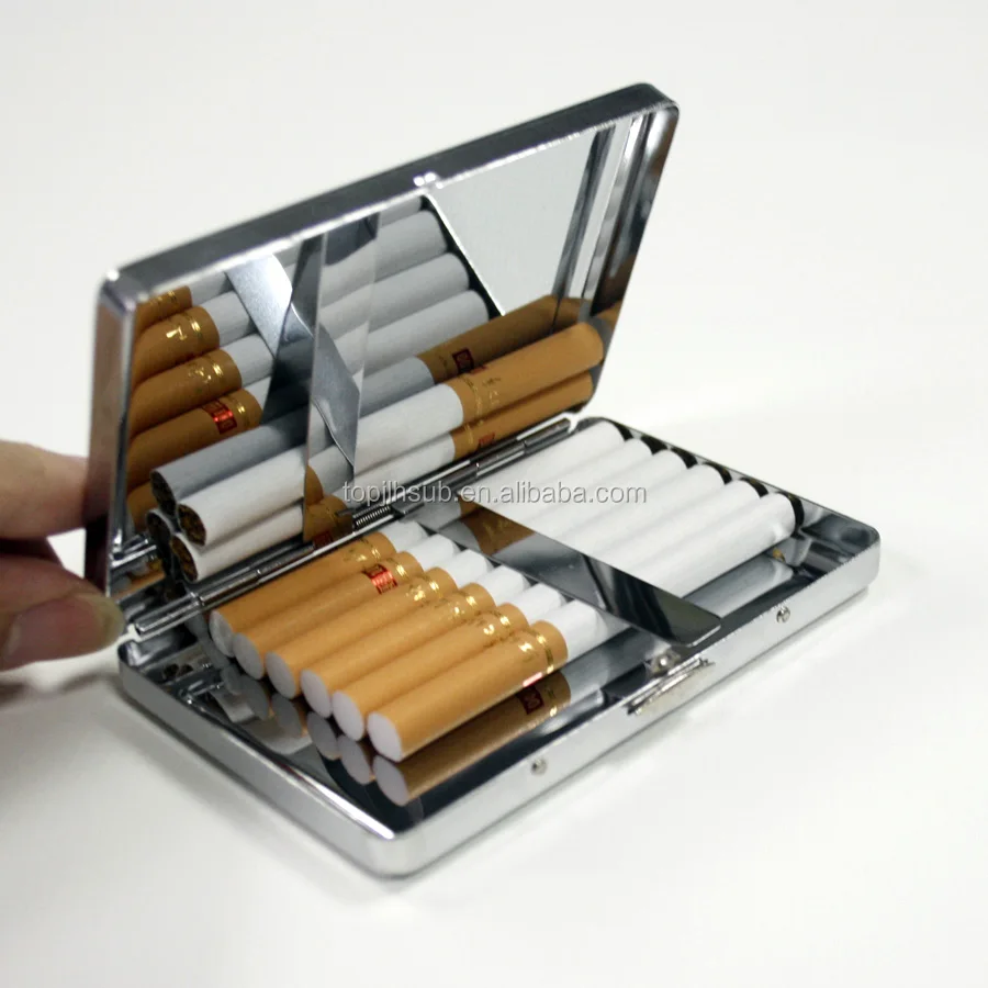 Vintage style portable cigarette holder metal clip blanks for sublimation