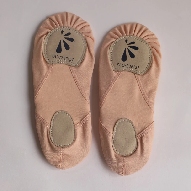 New design Free Sample High Stretch Canvas Ballet Shoes dance ballet shoes for girl and women
