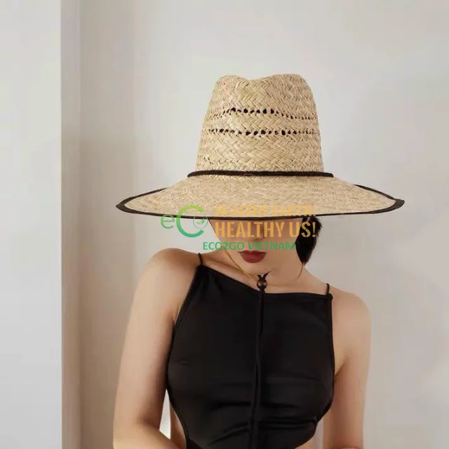 Sale 2024!!! High Quality And Good Price School Straw Hat Custom Straw Hat Beach In Vietnam