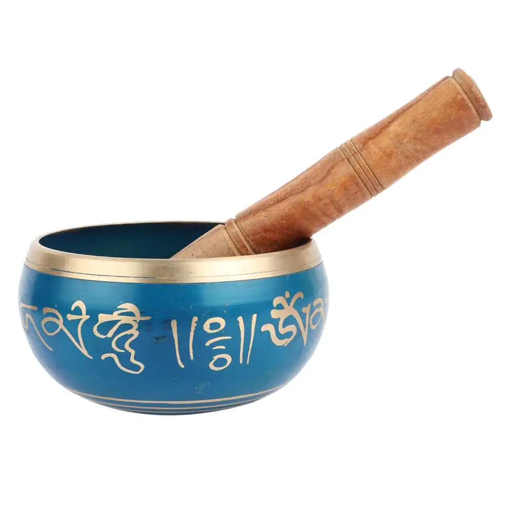 Tibetan Singing Bowl Set Meditation Sound Bowl Handcrafted in Nepal for Yoga, Chakra Healing, Mindfulness, and Stress Relief