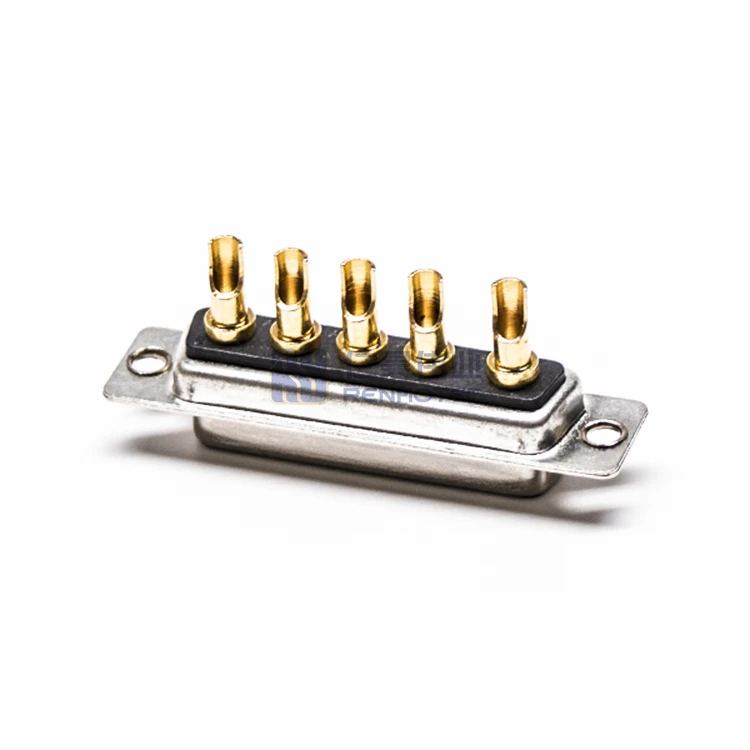 Dsub Connectors Female Socket D-sub 5P 5W5 Pin Solder Cup Cable