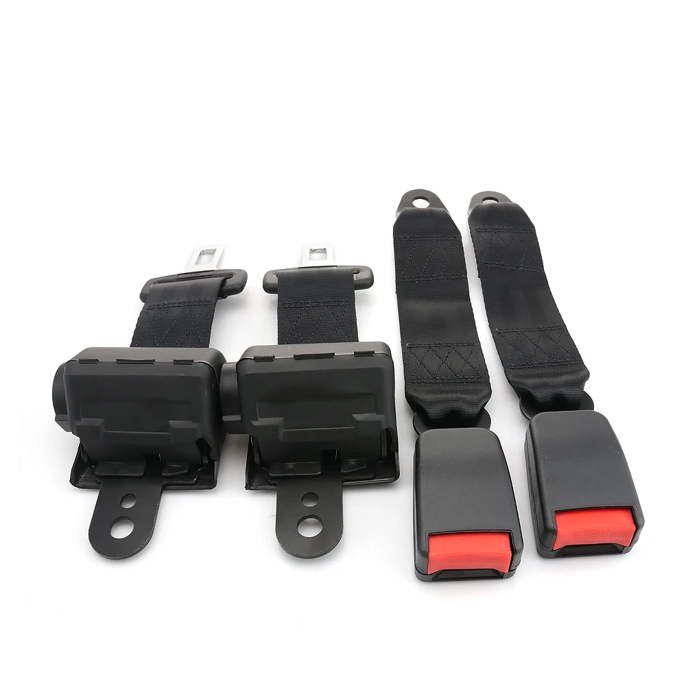 Adjustable Retractable Car Auto Bus Seat Safety Belt Universal 2 Point Seat Belt