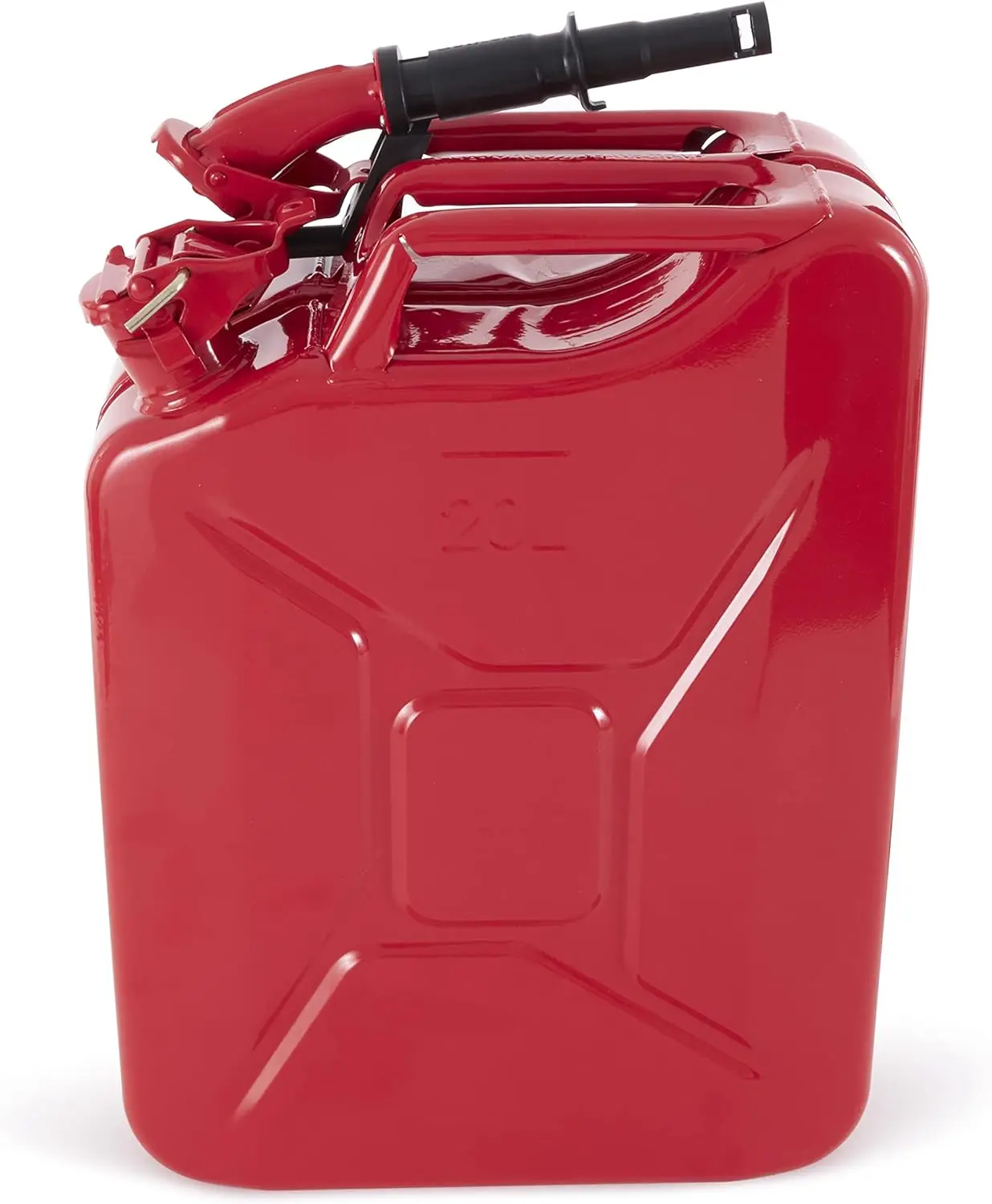 Wavian 5.3 Gallon 20 Liter Authentic Jerry Can with Spout Red