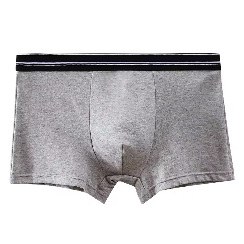 Customized Logo Everyday Mens Underwear Plus Size High Quality Pouch lightweight Cotton Breathable Boxer Briefs