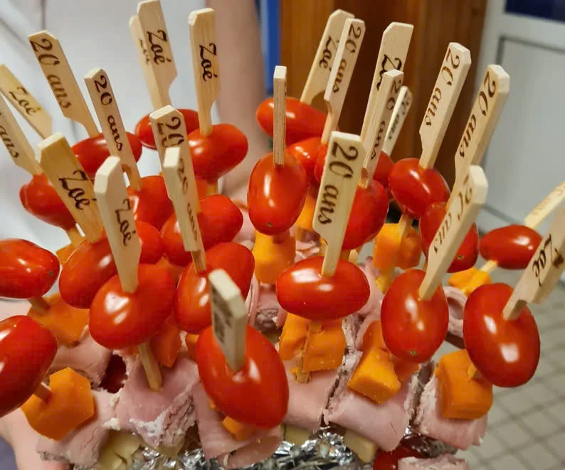 Personalized Bamboo Skewers: Perfect for Kebab, Steak, and More