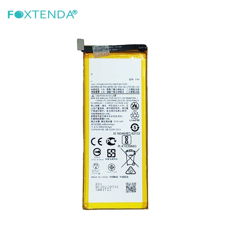 factory direct selling price Brand new 0 cycle JT40 for Moto G6 Plus 3200mAh Rechargeable Li-ion Polymer battery