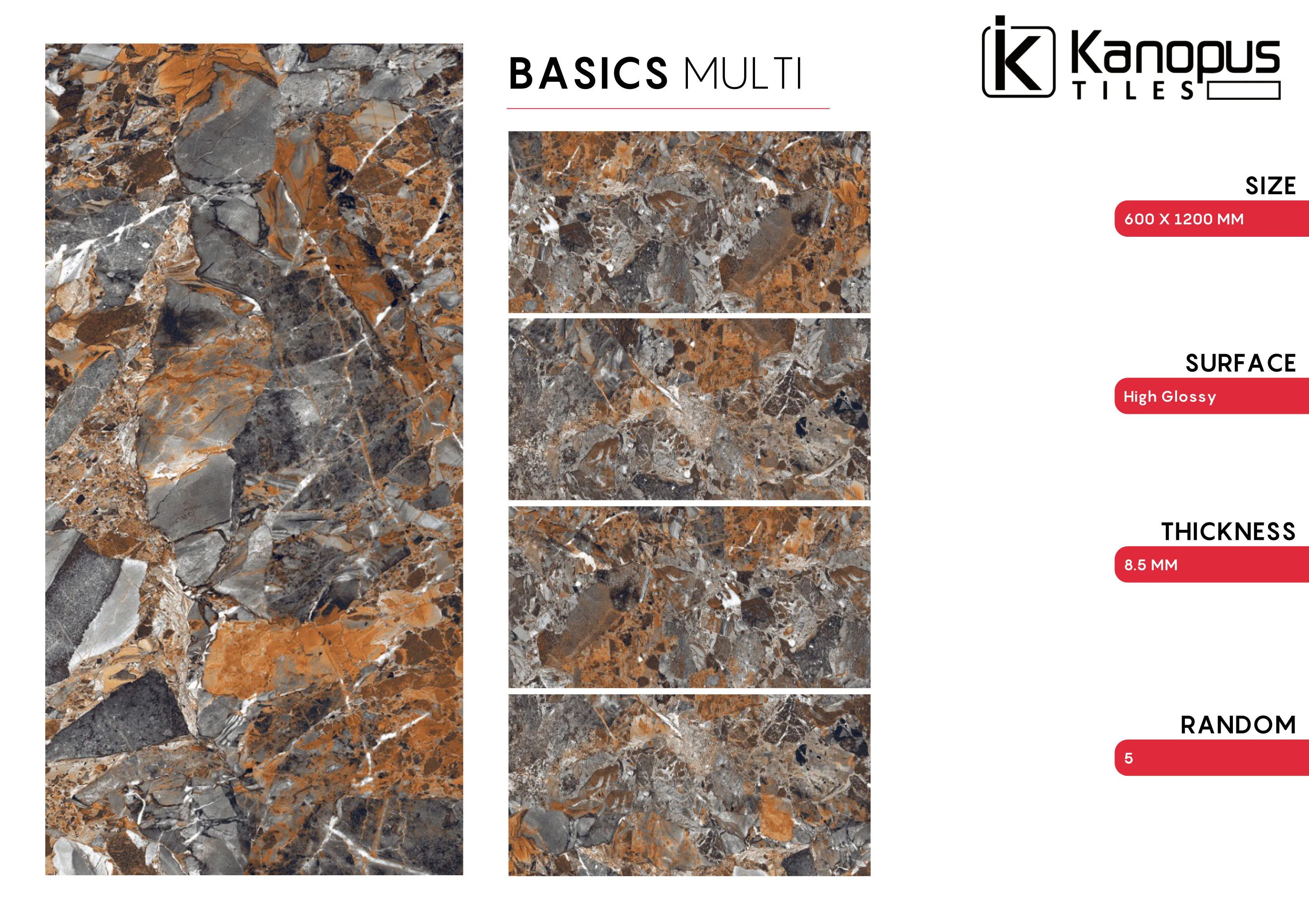 New trending 600 x 1200 mm 60 x 120 cm High Glossy Polished Porcelain floor tiles best sealing product in India